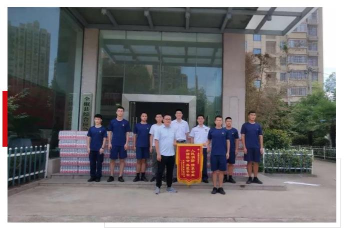 龍勝管走進消防大隊慰問我們“最可愛的人”，共續軍民魚水情